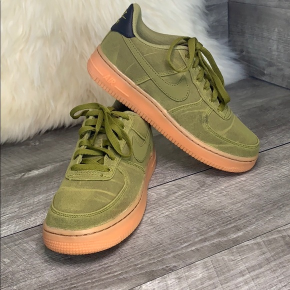 nike air force 1 camper green